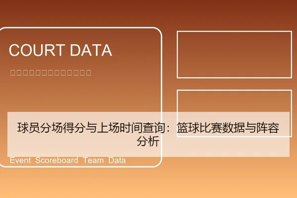 球员分场得分与上场时间查询：篮球比赛数据与阵容分析